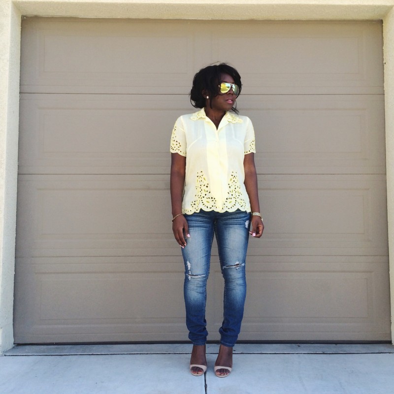 Statement Piece: Yellow top