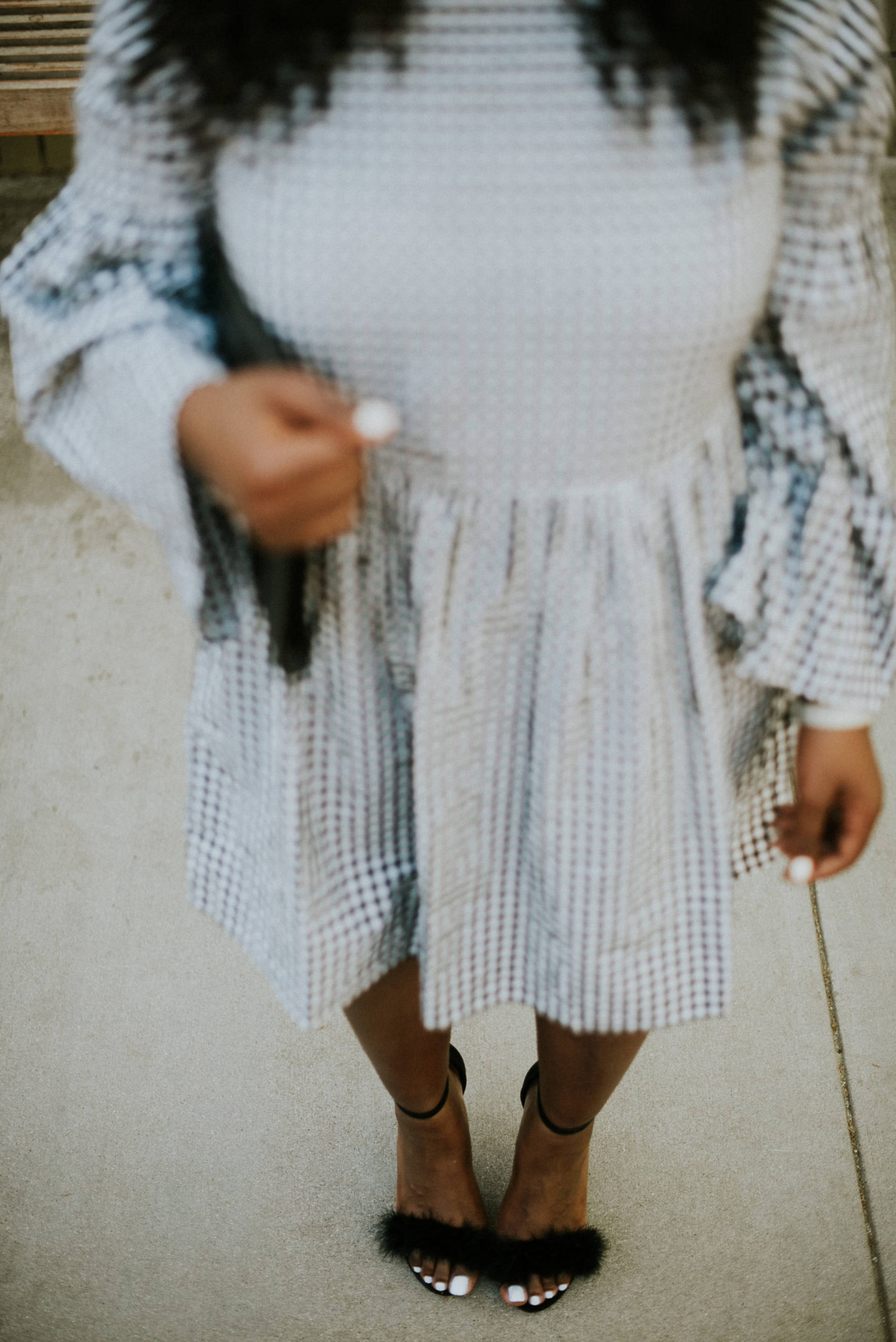 gingham-dresses- shoe shot