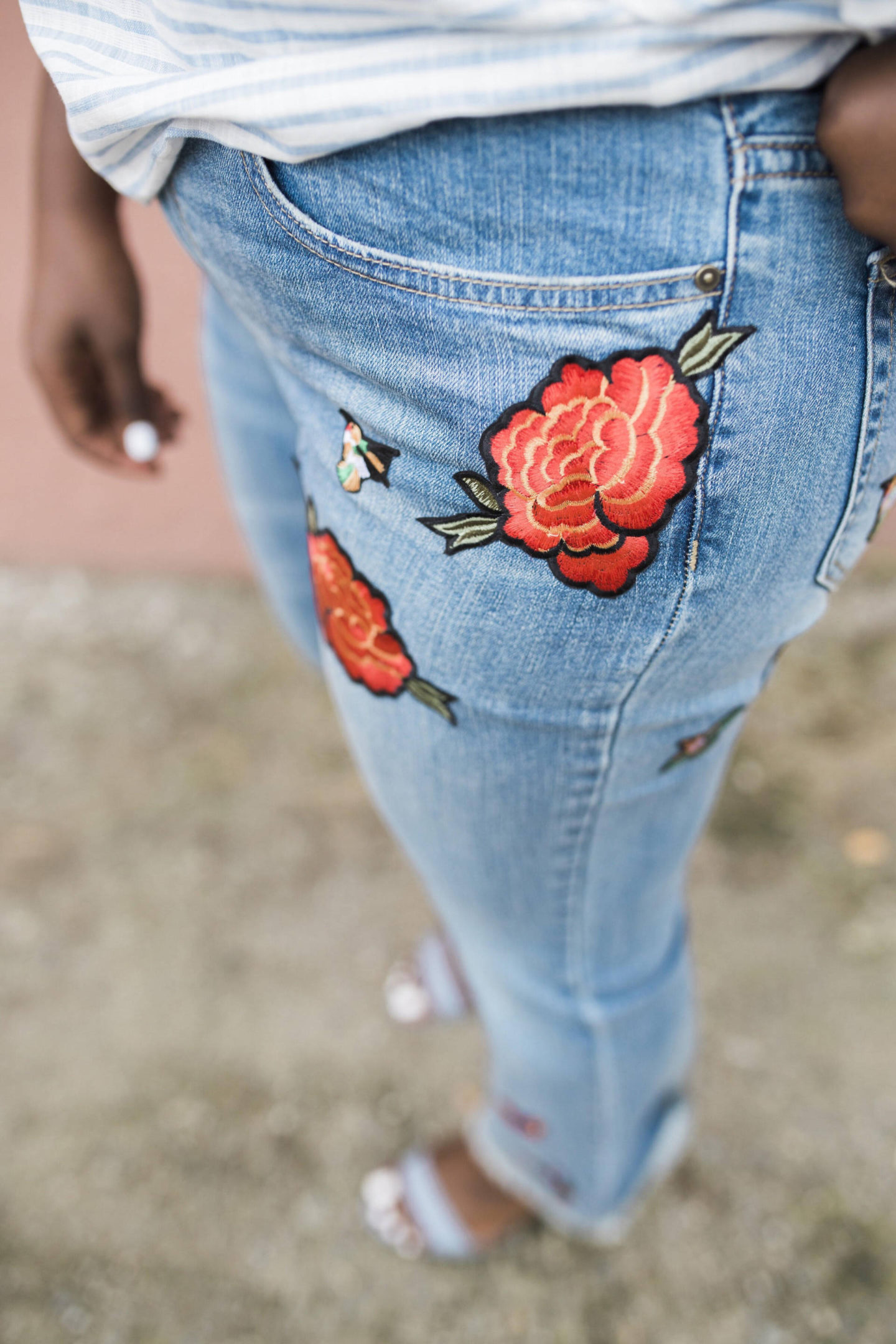 ruffled-tops-embroidered-jeans- Two wardrobe staples you absolutely need for your Spring/ Summer ensembles! 