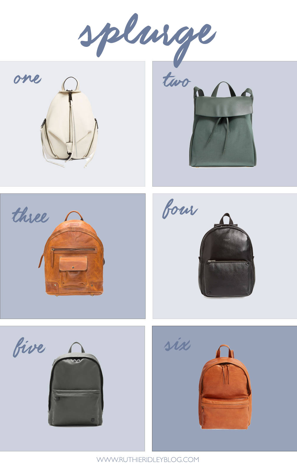 Save Vs. Splurge: Back Packs- Bags can always be considered an investment staple or just a quick inexpensive accessory to a look! Which do you prefer?!