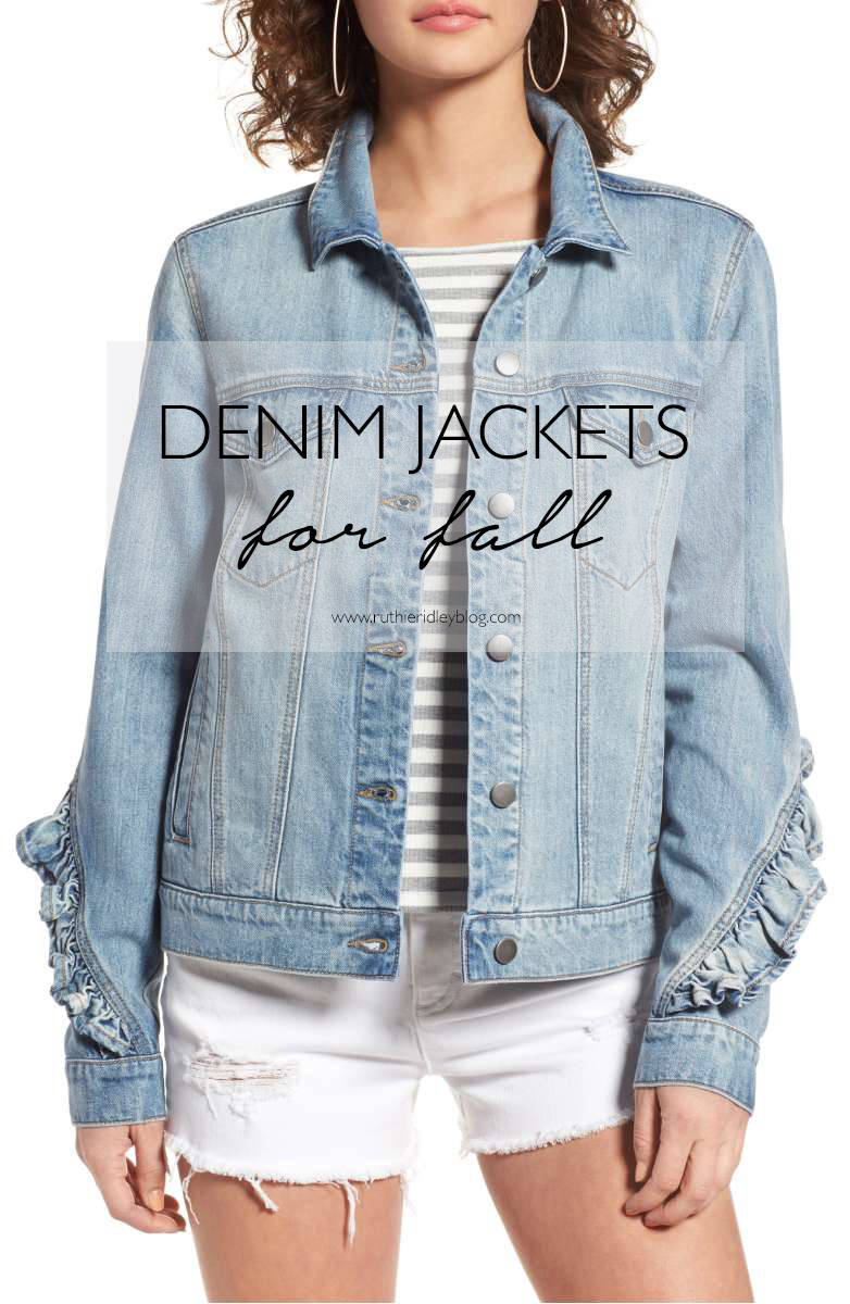 Denim Jackets For Fall Under 50.00 – Ruthie Ridley