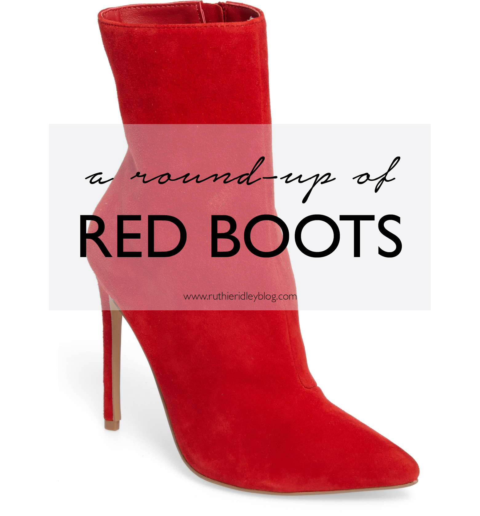 Trend Alert: Red Boots! Pairing the red hot trend with a silk dress and white bag! 