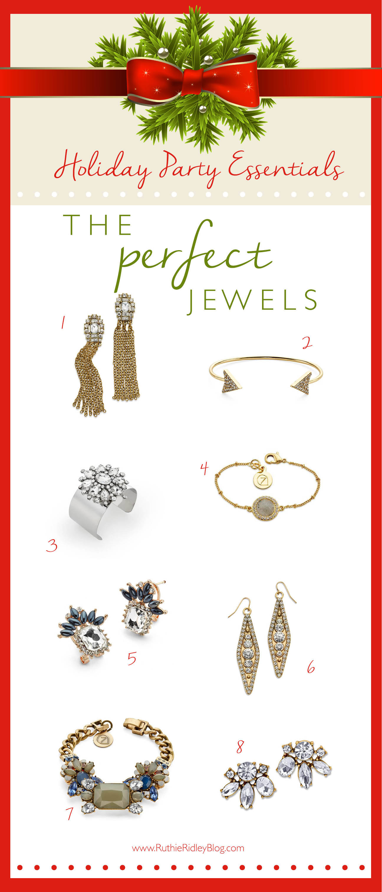 2 perfect ways to accessorize your Holiday look with elegance and style, featuring 7 Charming Sisters. Beautiful Jewels for an affordable price!