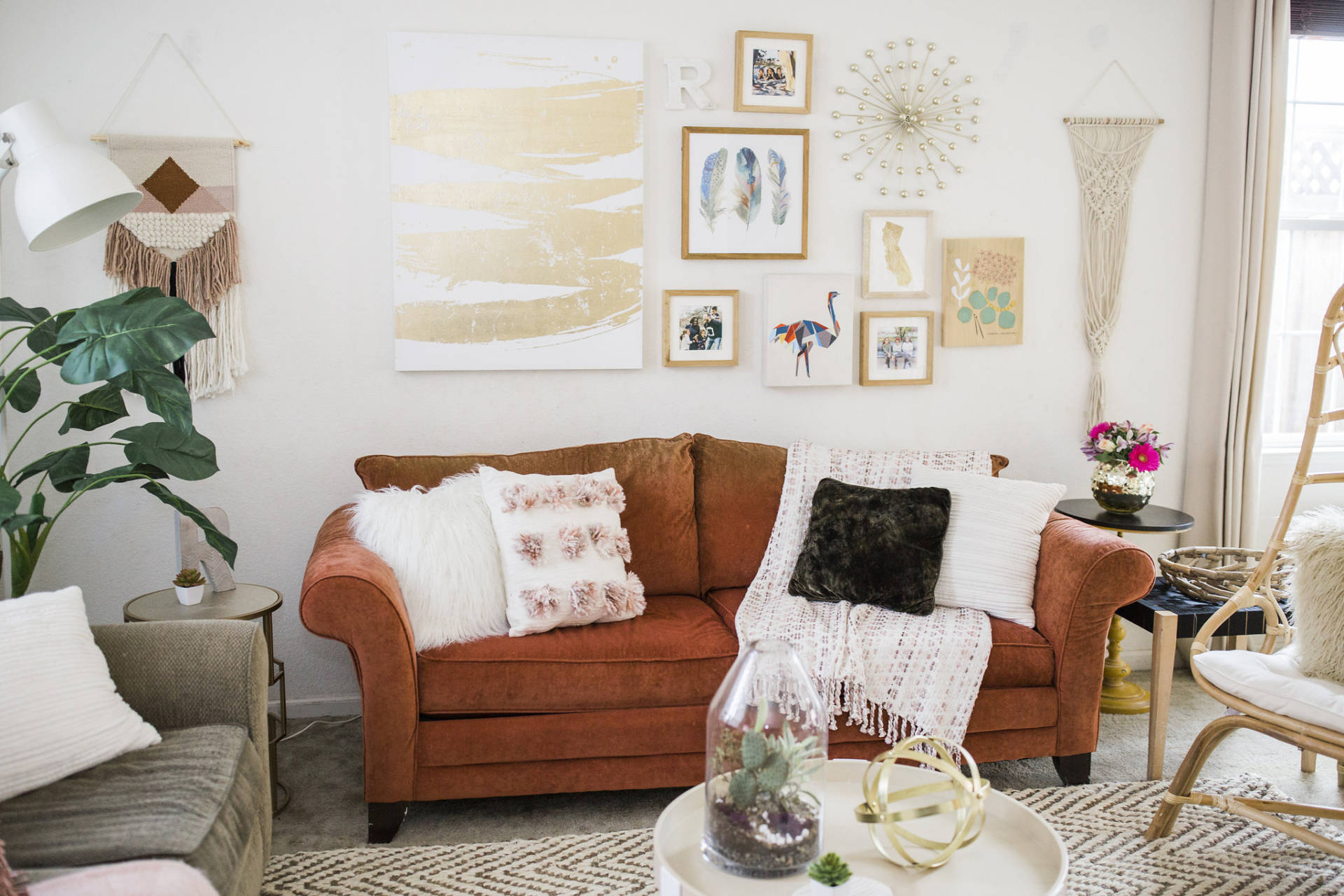 My complete living room make over is finally here! We spruced up the space with the same couches and few key items.