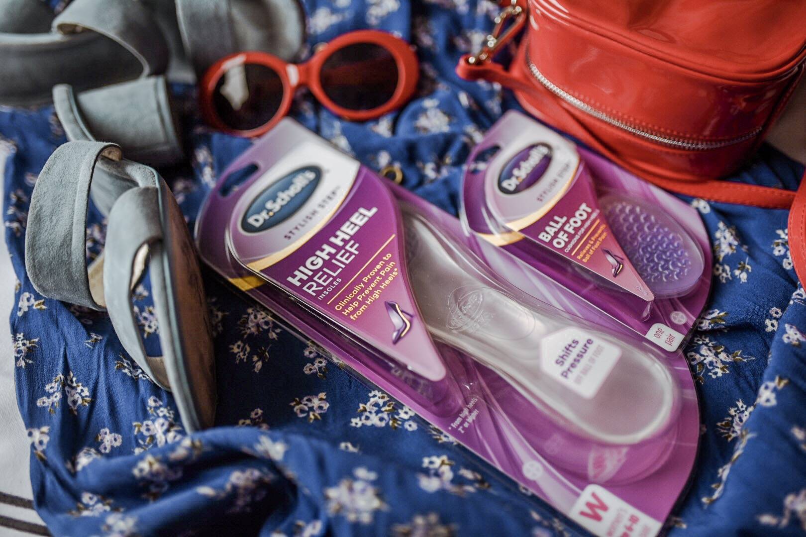 NYFW In Style & Comfort: I purchased both the Dr. Scholl's Stylish StepTM High Heel Relief Insoles and the Dr. Scholl's Stylish StepTM Ball Of Foot Cushions for High Heels. I purchased both of these items at Target!