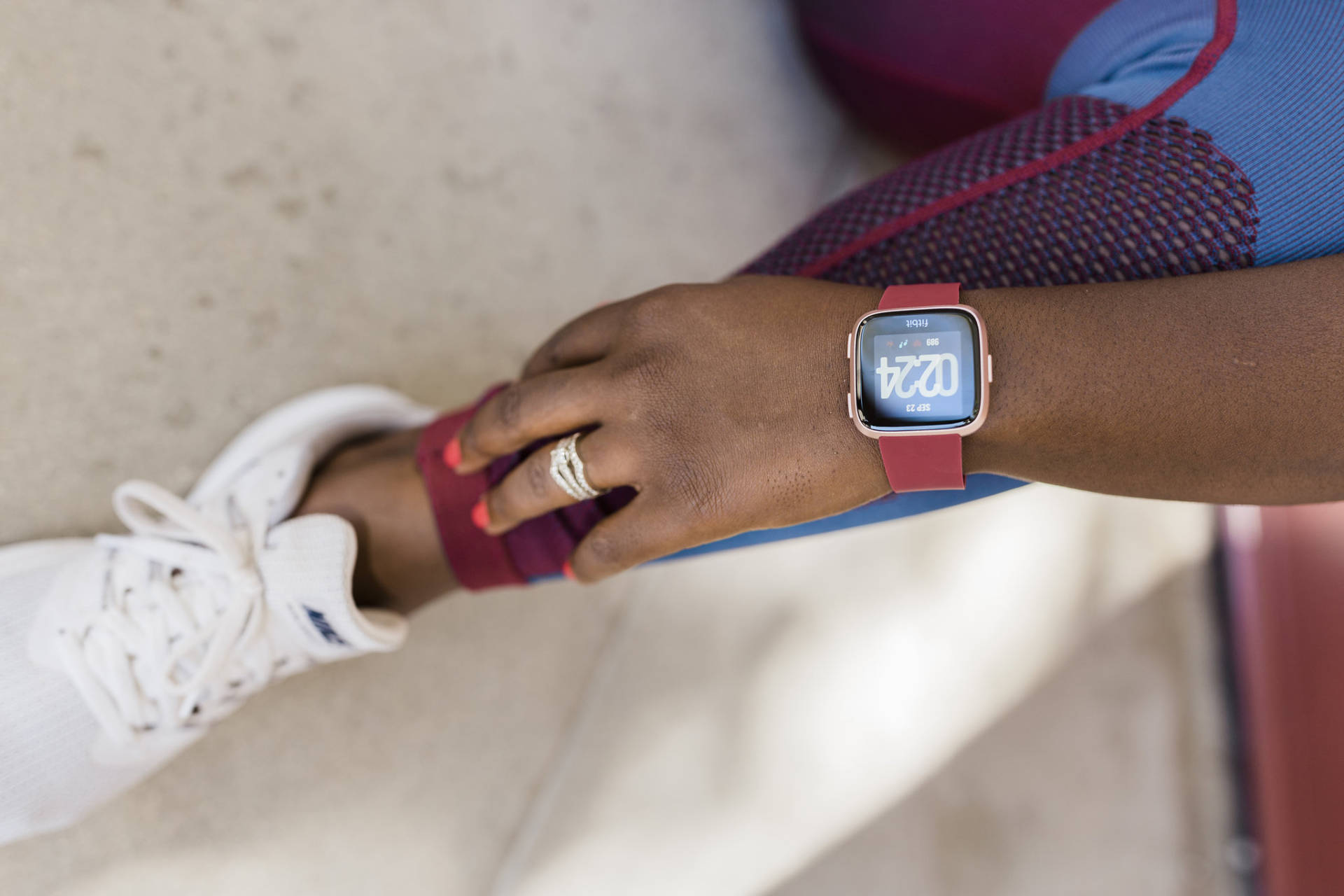 The Fitbit Versa is described as a "modern, intuitive smartwatch at an approachable price." The price point is the most impressive for me.  With the countless features, simplicity and ease of use, everyone should have one of these bad boys!  It is the lightest metal smartwatch in the U.S. market.