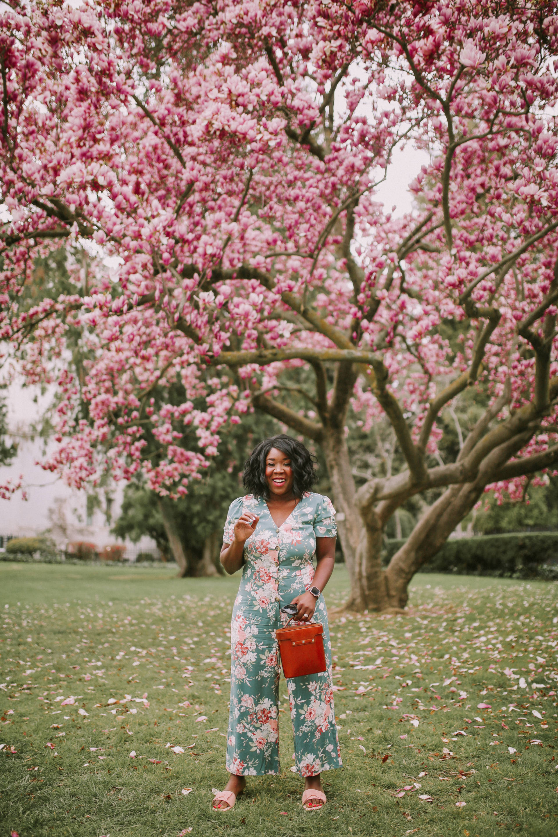 Floral Jumpsuit For Spring