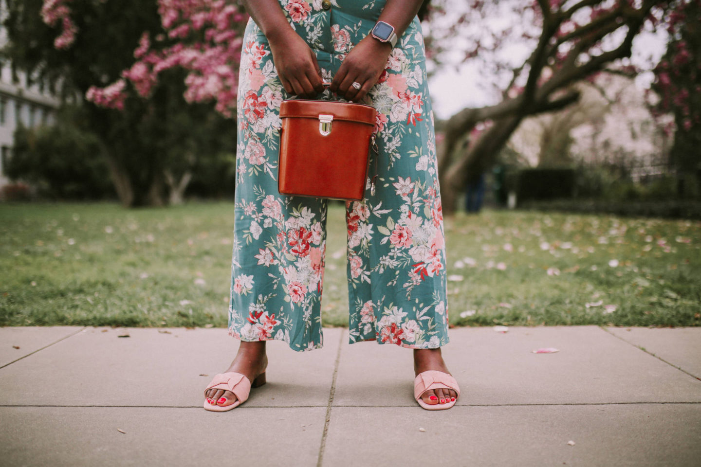 Floral Jumpsuit For Spring