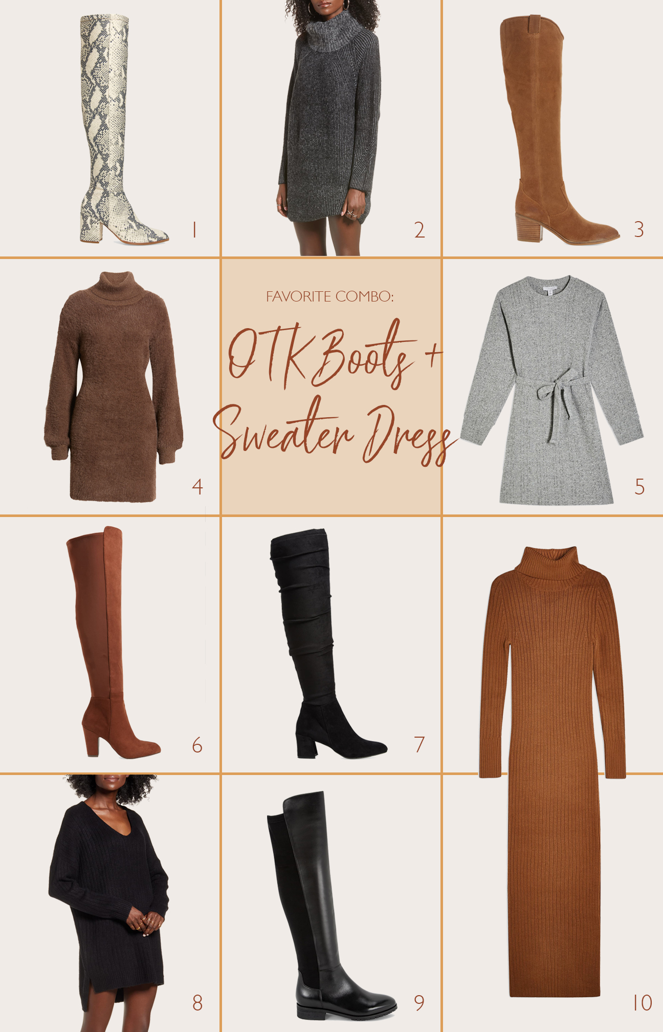 Ruthie Ridley Blog-Sweaters And Over The Knee Boots For Fall