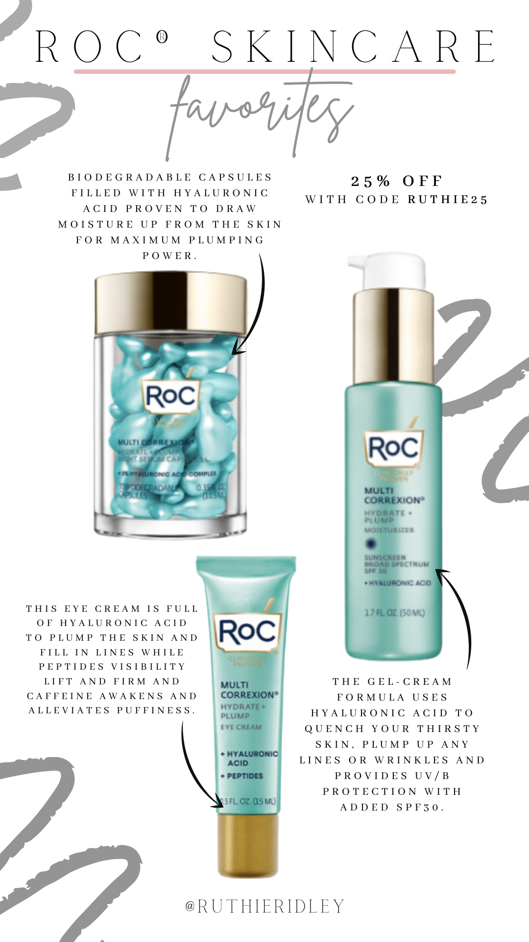 Ruthie Ridley Blog RoC Skincare Routine