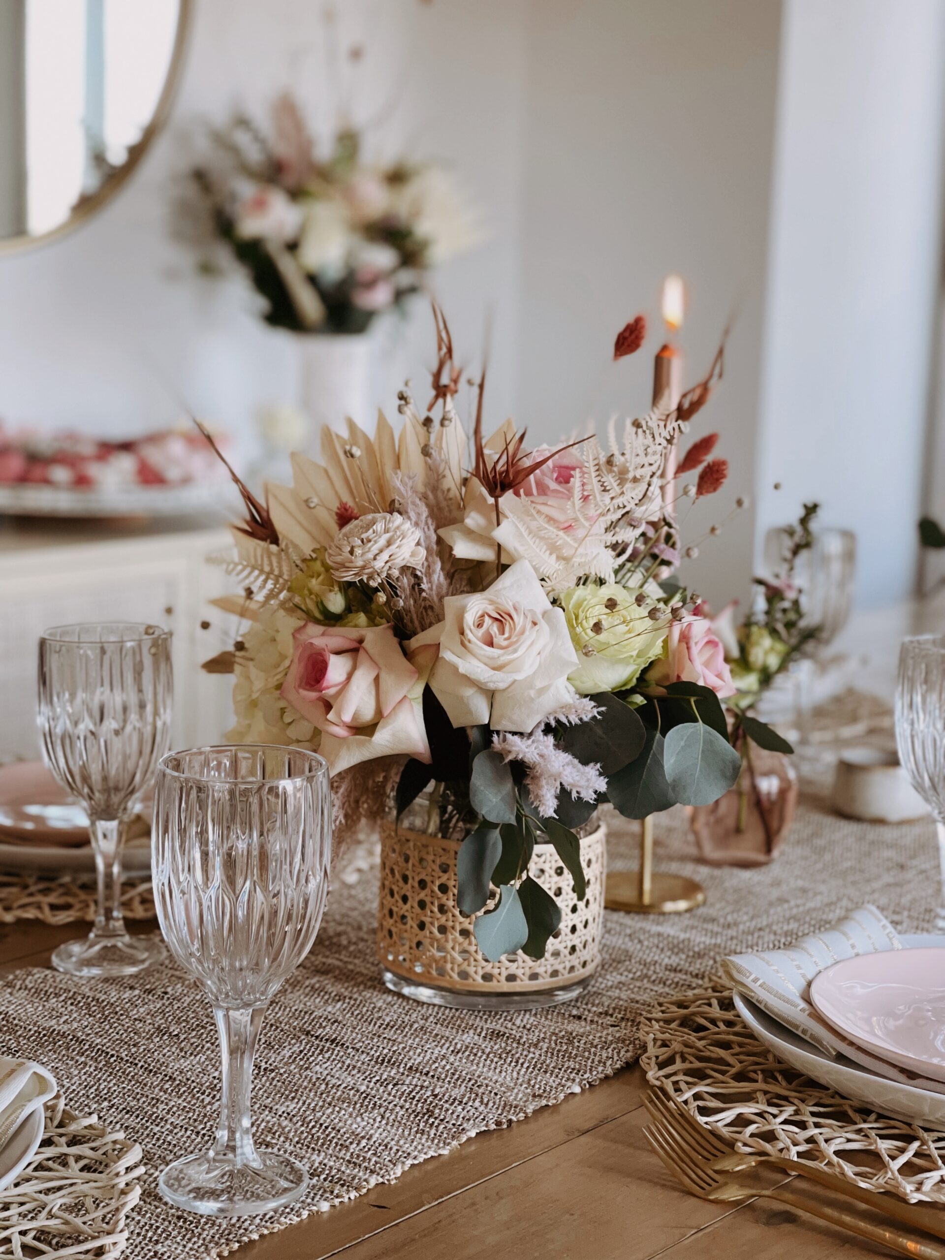 Ruthie Ridley Blog Romantic Valentine’s Day Tablescape