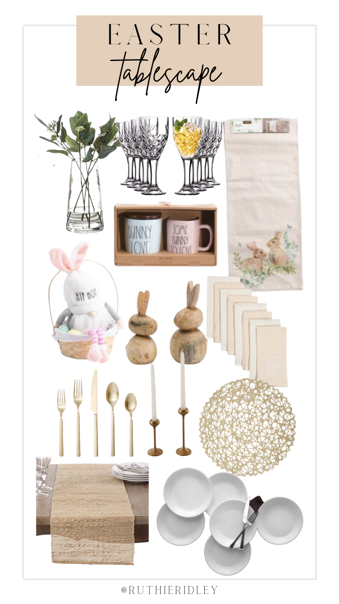 Ruthie Ridley Blog Easter Tablescape