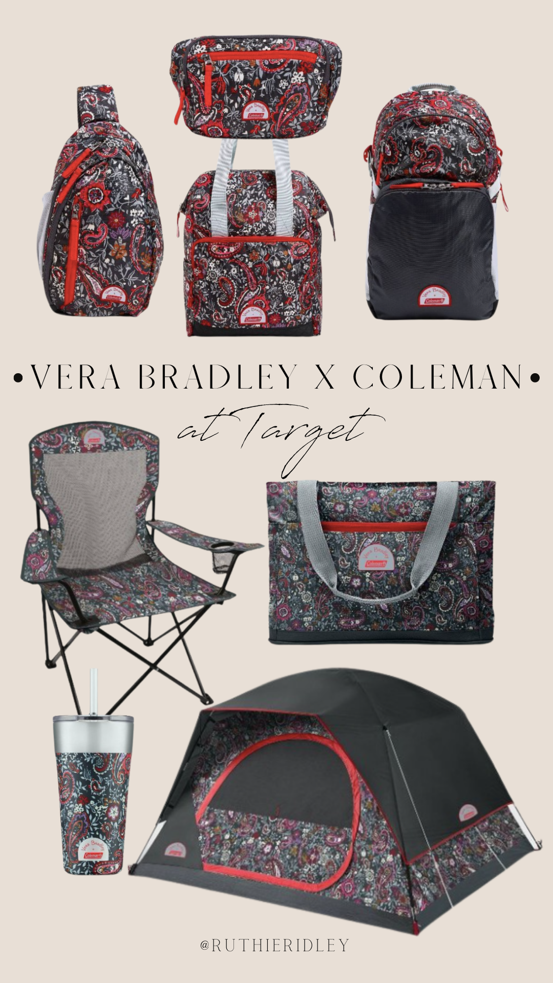 Ruthie Ridley Blog Backyard Campout with Vera Bradley x Coleman at Target