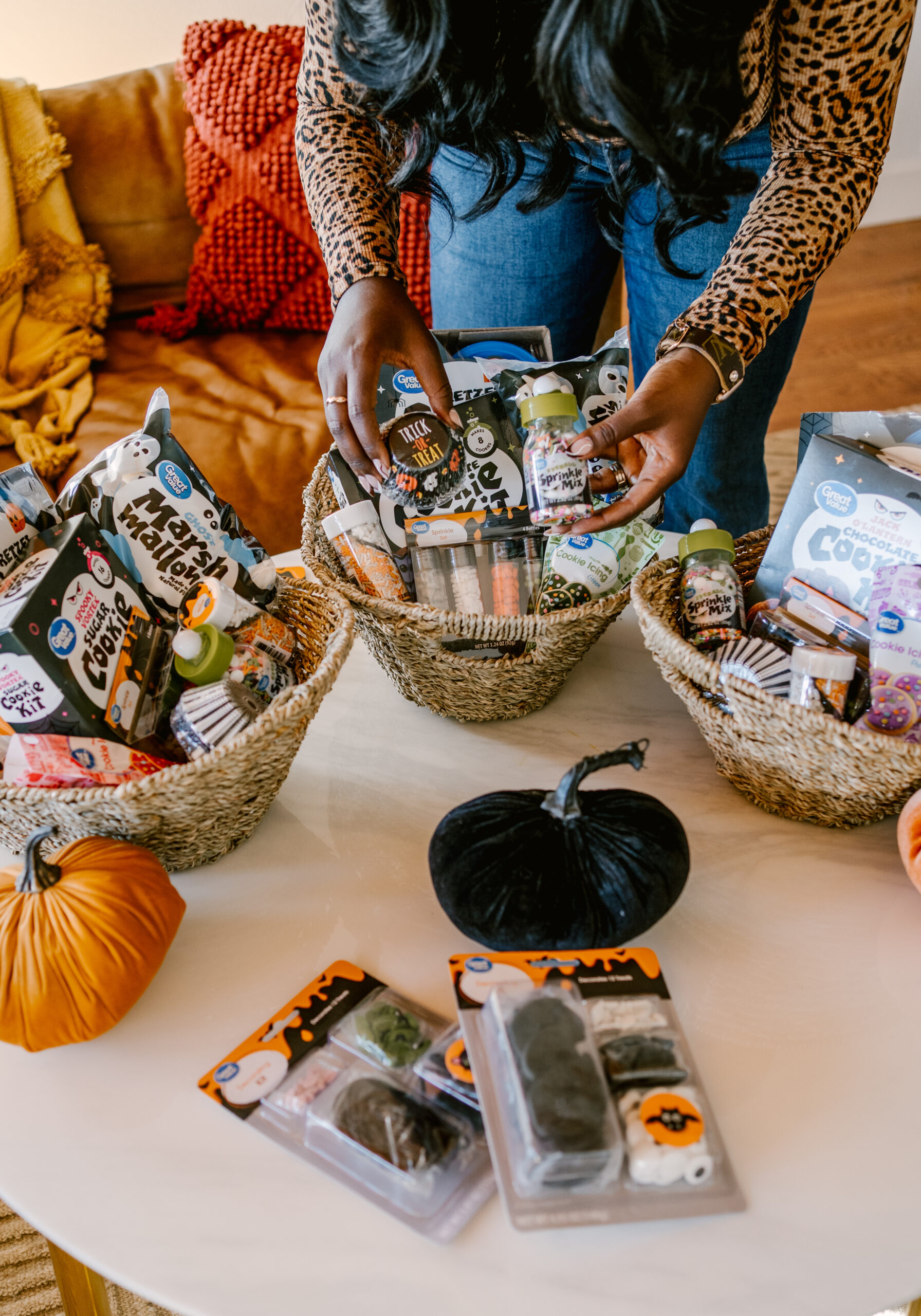 Ruthie Ridley Blog Halloween Boo Baskets From Walmart